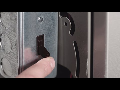 Finger Flipping a furnace switch