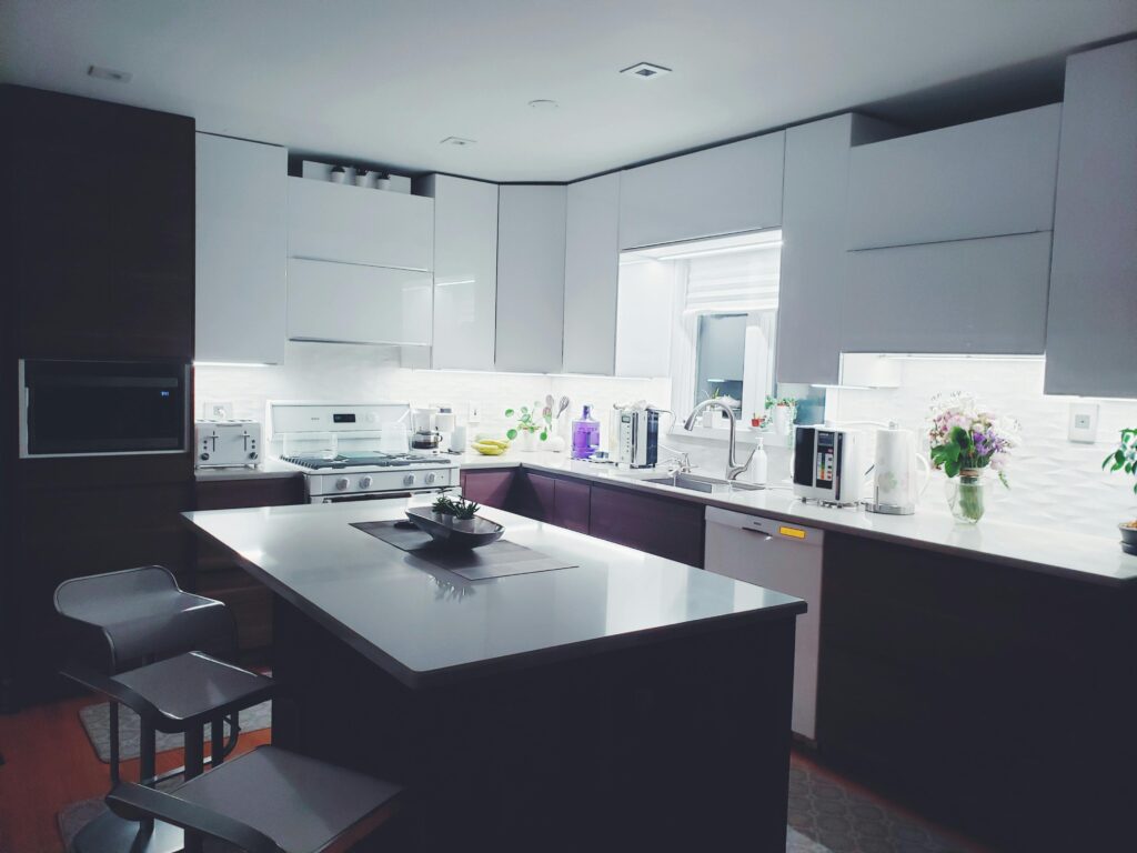 Modern kitchen with appliances